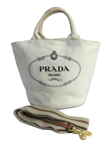 PRADA(プラダ) / カナパ/ショルダー欠品/バケツ/トートバッグ 