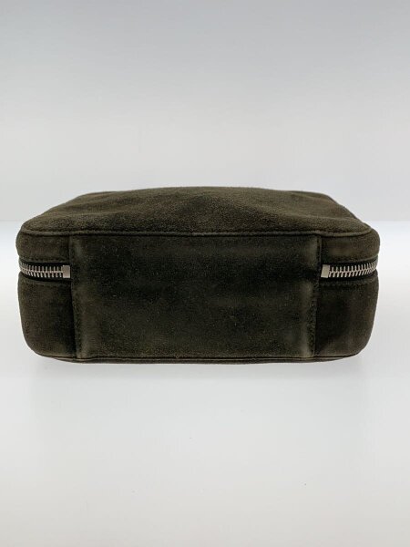レア美品 シャネル スエード　バニティバッグ ハンドバッグ　カーキ CHANEL(シャネル) / スエード バニティバッグ/ハンドバッグ