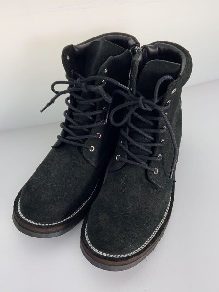 SLOW WEAR LION / レースアップブーツ/US9/BLK/スウェード/OB-8593LR// SLOW WEAR LION(スローウェアライオン) / レースアップブーツ/US9/BLK