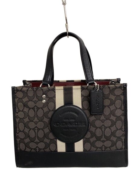 COACH(コーチ) / トートバッグ/キャンバス/レザー/BLK/C8448// | 中古 