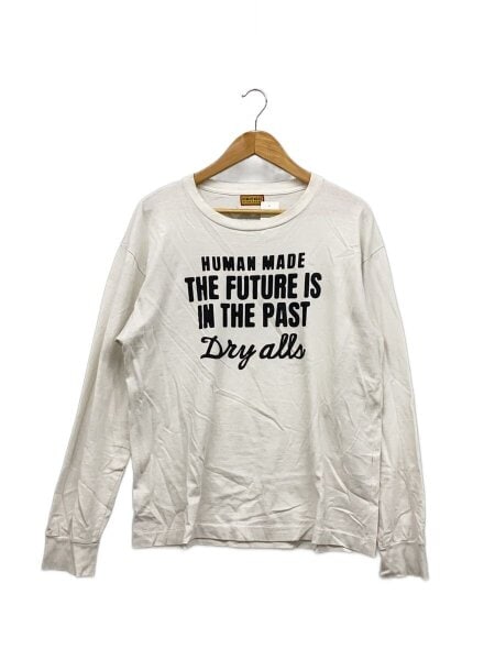 HUMAN MADE(ヒューマンメイド) / 長袖Tシャツ/M/コットン/WHT 
