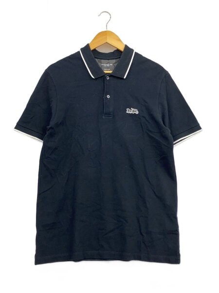 COACH(コーチ) / ポロシャツ/M/コットン/BLK/無地/89718 | 古着の販売 