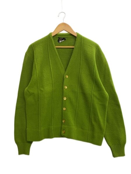 Orlon Campus キャンパス　70s アクリルカーディガン Lサイズ CAMPUS(キャンパス) / 60s-70s/カーディガン(厚手)/--/アクリル/GRN