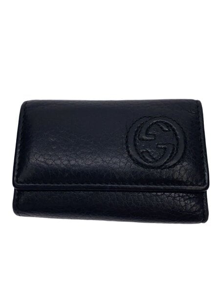 グッチ ソーホー レザー キーケース GUCCI(グッチ) / キーケース_ソーホー/フェイクレザー/BLK/無地/メンズ