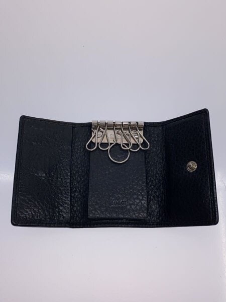 GUCCI(グッチ) / キーケース_ソーホー/フェイクレザー/BLK/無地/メンズ