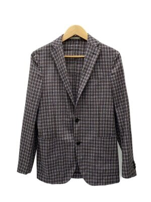 BOGLIOLI ビジネス 46(M位)/-(S位) 紺x白(ストライプ) 【古着】【中古】 BOGLIOLI（ボリオリ）の古着・中古品の通販サイト セカンドストリート