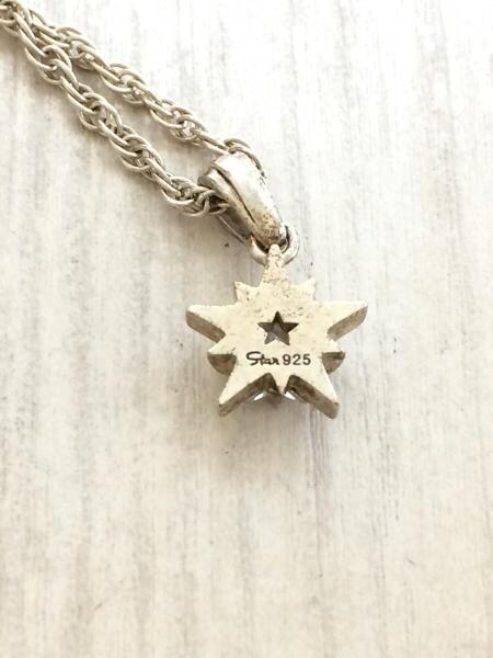 STAR JEWELRY(スタージュエリー) / シルバーネックレス(星・ストーン 