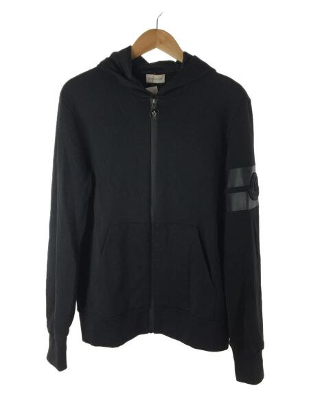 MONCLER / パーカー/L/コットン/WHT/無地/h20918g00007 809kr MONCLER(モンクレール) / ジップパーカー/L/コットン/BLK/MONCLER