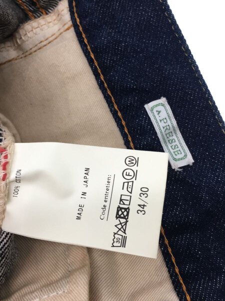 A.PRESSE(アプレッセ) / Washed Denim Pants/34/コットン/IDG/23SAP-04 