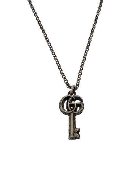 GUCCI(グッチ) / ネックレス/SV925/SLV/トップ有/メンズ/ダブルG キー 