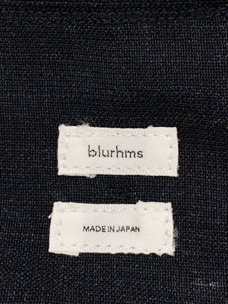BLURHMS(ブラームス) / Washed Wool Voile Trousers/3/ウール/BLK 