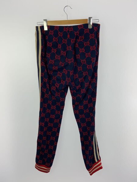 GUCCI(グッチ) / GGジャガード トラックパンツ/L/コットン/NVY/総柄 