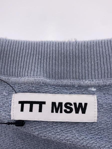 TTT_MSW / スウェット/L/コットン/BRW/TTT-2023AW-CT03 TTT_MSW(ティー) / スウェット/M/コットン/ブルー/TTT-2023AW-CT03