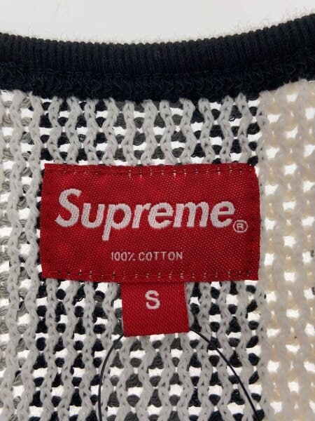 Supreme(シュプリーム) / 19ss/Knit Stripe Tank Top/S/コットン/GRY