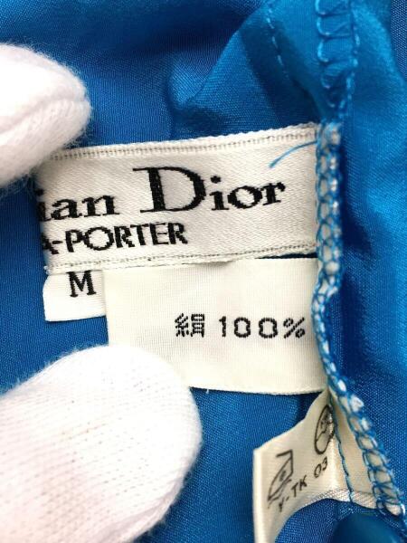 Christian Dior(クリスチャンディオール) / 長袖ブラウス/M/シルク/BLU 