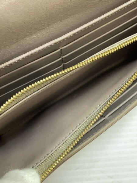 CELINE(セリーヌ) / 長財布/レザー/GRY/無地/レディース | 中古品の
