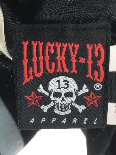 LUCKY13(ラッキーサーティーン) / スカジャン/M/レーヨン/BLK/使用感有 
