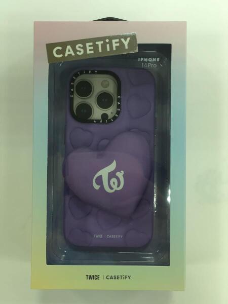 iPhone14pro TWICE CASETiFY パープルハートケース iPhone14pro TWICE CASETiFY パープルハートケース