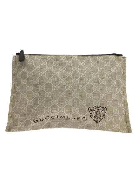 GUCCI(グッチ) / ポーチ/--/BEG/総柄/283400 002123/GGロゴ/ベージュ 