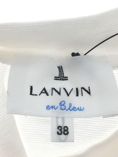 LANVIN en Bleu(ランバンオンブルー) / 半袖ブラウス/38/コットン/WHT 