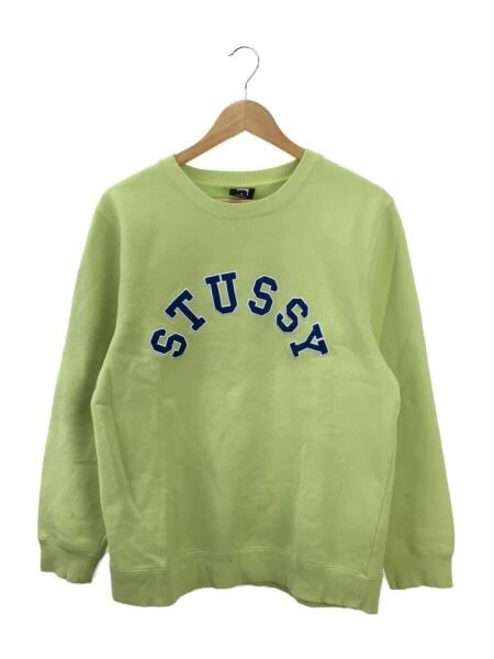 STUSSY(ステューシー) / アーチロゴスウェット/M/コットン/YLW/無地 