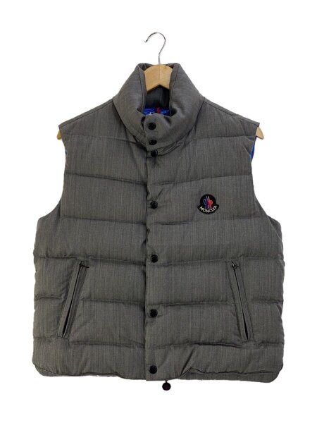 MONCLER(モンクレール) / BEAMS別注/ダウンベスト/1/ウール/GRY/無地 