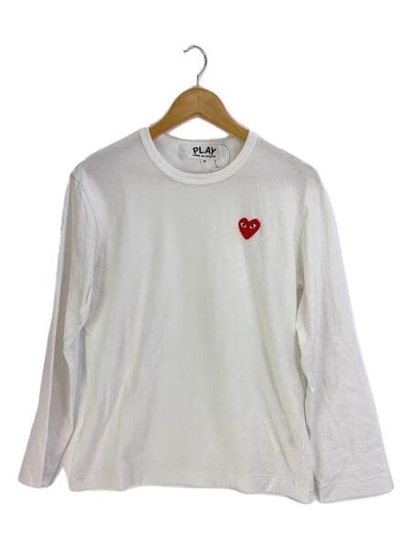PLAY COMME des GARÇONS 長袖カットソー M ホワイト