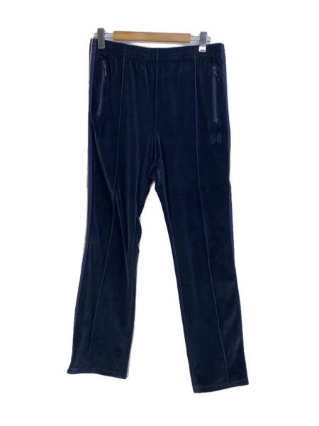 needles 紺パンツ Needles ネイビー ストライプ ジャージパンツ M