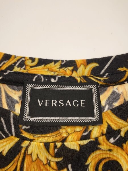 VERSACE(ヴェルサーチェ) / バロック柄/メデューサ/Tシャツ/コットン 