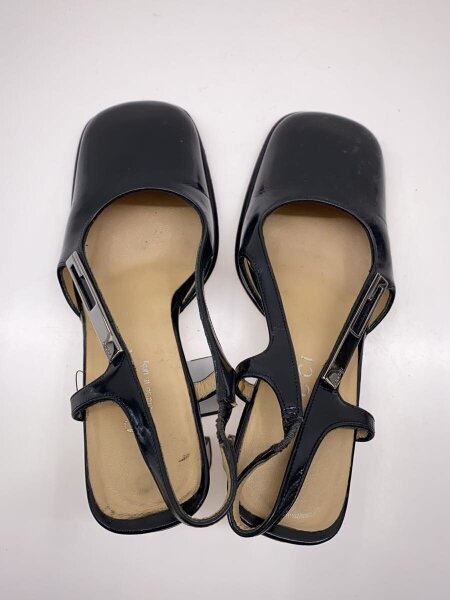 GUCCI(グッチ) / Gロゴ/プレート付/スクエアトゥ/パンプス//34.5/BLK