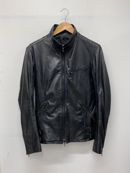 SHELLAC(シェラック) / Y2K/COW LEATHER/HIGHNECK LEATHER/ダブル 