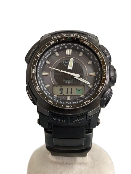 CASIO(カシオ) / ソーラー腕時計・PROTREK/デジアナ/BLK | 中古品の