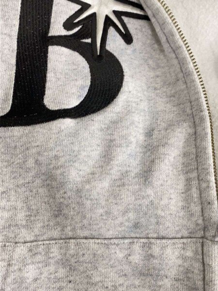 BoTT(ボット) / Scattered B Logo Zip Hoodie/パーカー/S/コットン/GRY 