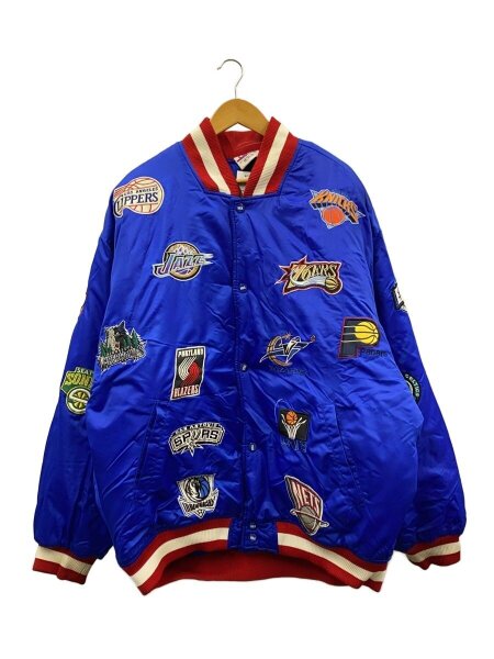 NBA(エヌビーエー) / unique/ALL TEAMS/スタジャン/3L/ナイロン/BLU 