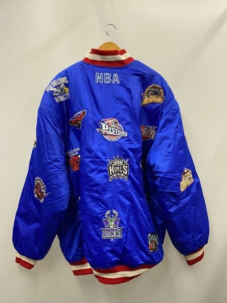 NBA(エヌビーエー) / unique/ALL TEAMS/スタジャン/3L/ナイロン/BLU 