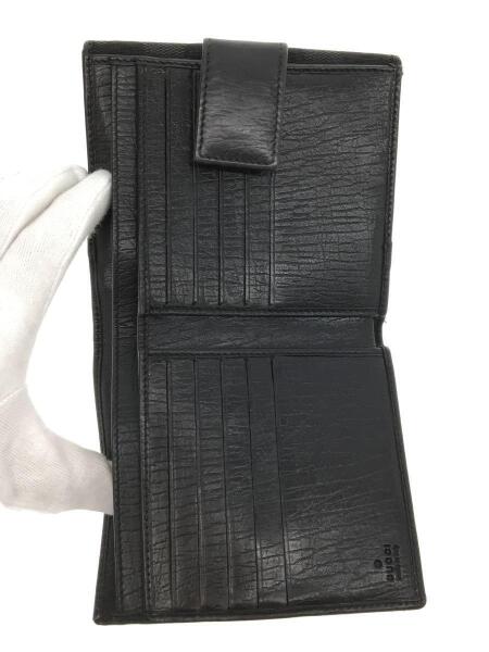 GUCCI(グッチ) / 2つ折り財布//112533/コットン/BLK/総柄/バンブー