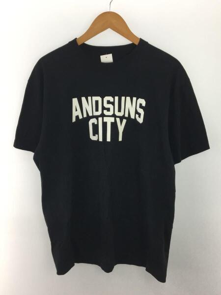 ANDSUNS(アンドサンズ) / ANDSUNS CITY/Tシャツ/XL/コットン/BLK 