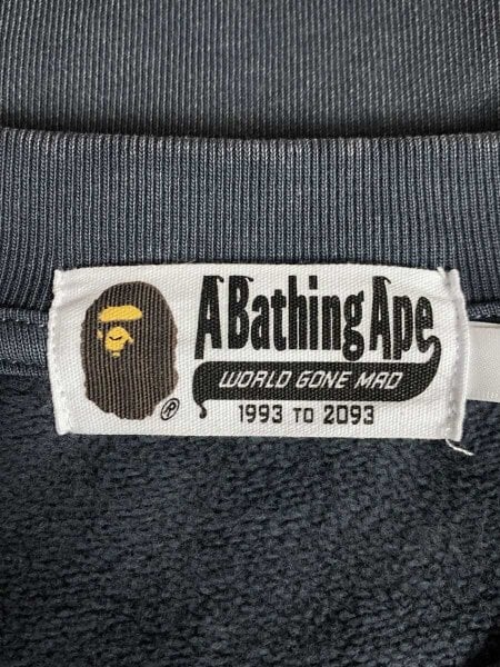A BATHING APE(アベイシングエイプ) / スウェット/S/コットン/GRY