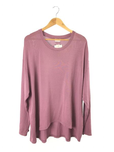 URU(ウル) / 17SS/L/S TEE/和紙/オーバーサイズ/サマーニット/パープル 