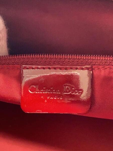 クリスチャンディオール トロッター 赤 ボルドー ミニバッグ