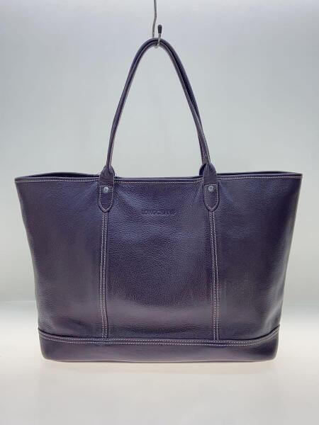 LONGCHAMP(ロンシャン) / トートバッグ/レザー/パープル | 中古品の 