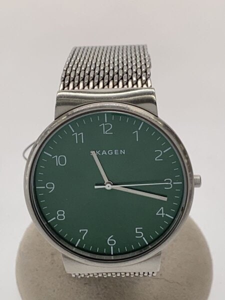 SKAGEN(スカーゲン) / クォーツ腕時計/アナログ/ステンレス/グリーン 