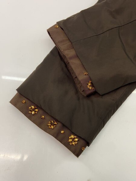 【トッカ】TOCCA ロングダウンジャケット L ダークブラウン スタッズ付 トッカ】TOCCA ロングダウンジャケット L ダークブラウン スタッズ付