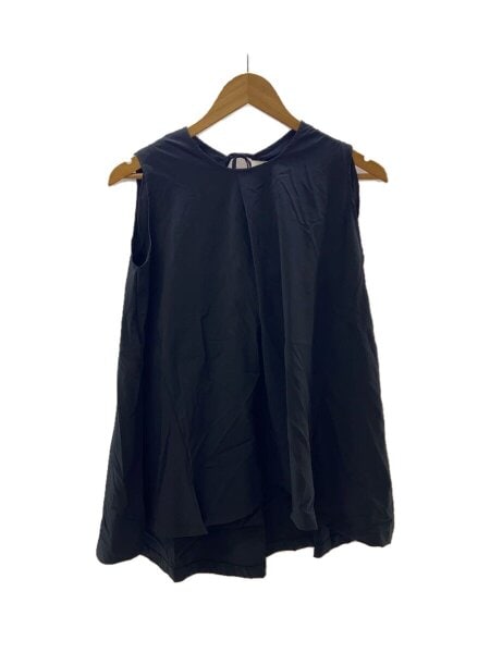 マチャット ノースリーブチュニック MACHATT ブラックノースリーブ