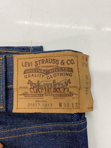 Levi’s / 80年製 80s 20517-0217 刻印8 フラッシャー付 ブーツカットパンツ/38/デニム/IDG Levi's(リーバイス) / 80年製 80s 20517-0217 刻印8 フラッシャー付