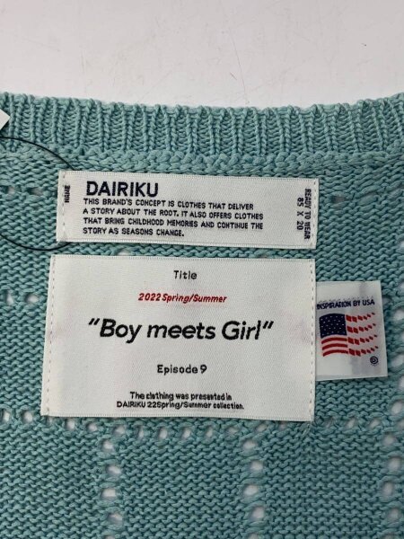 DAIRIKU(ダイリク) / 22SS A.J Knit Vest ニットベスト(薄手)/FREE 