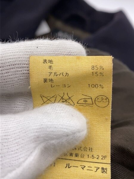 A.P.C.(アーペーセー) / アルパカ混/ピーコート/36/ウール/ネイビー 