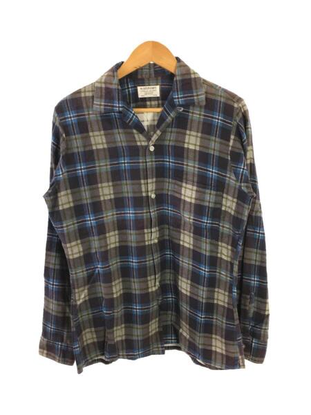 arrow アロー長袖シャツオープンカラー開襟60s usa チェック