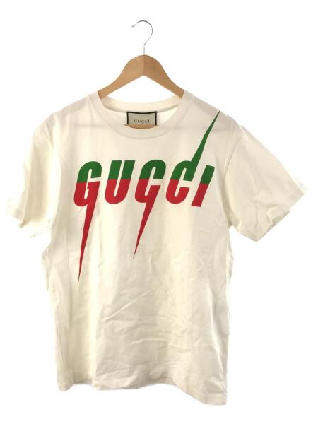 GUCCI(グッチ) / Tシャツ/XS/コットン/WHT/プリント/565806/19SS 