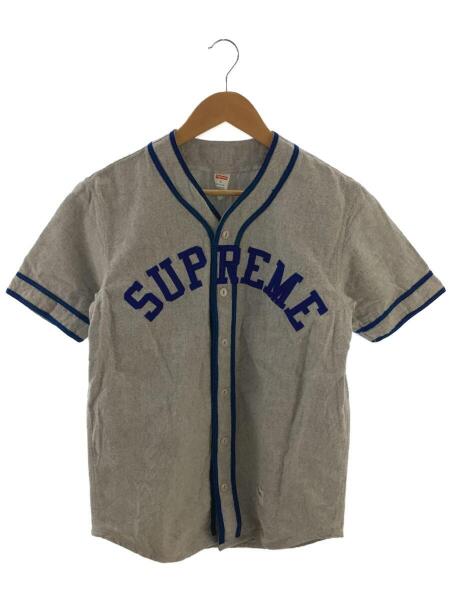 Supreme(シュプリーム) / 半袖シャツ/S/コットン/GRY/無地/Baseball 